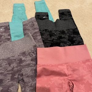 Gymshark Camo Leggings Bundle